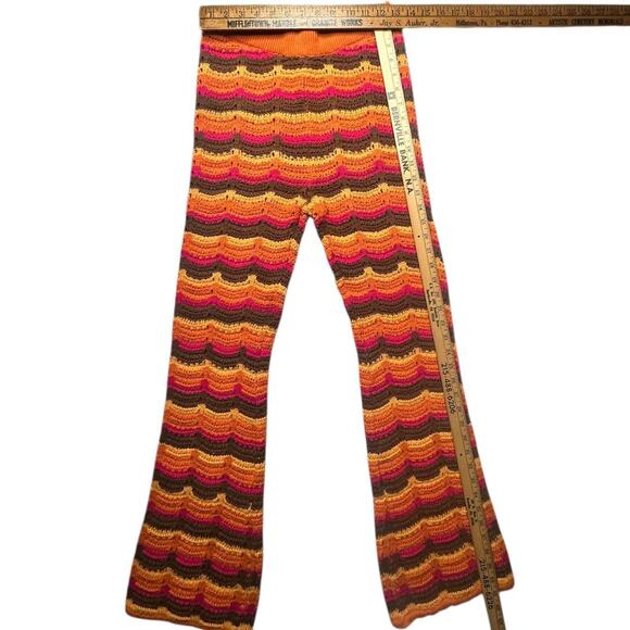 Y2K Cotton On Crochet Flared Pants Size Small - Picture 4 of 4
